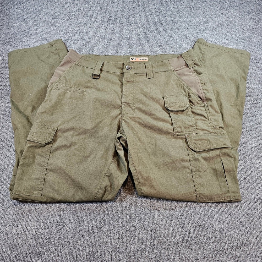 5.11 Tactical Mens 36x34 Men's Straight Fit ABR Pro Cargo Pant Ranger Green